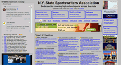 Desktop Screenshot of newyorksportswriters.org